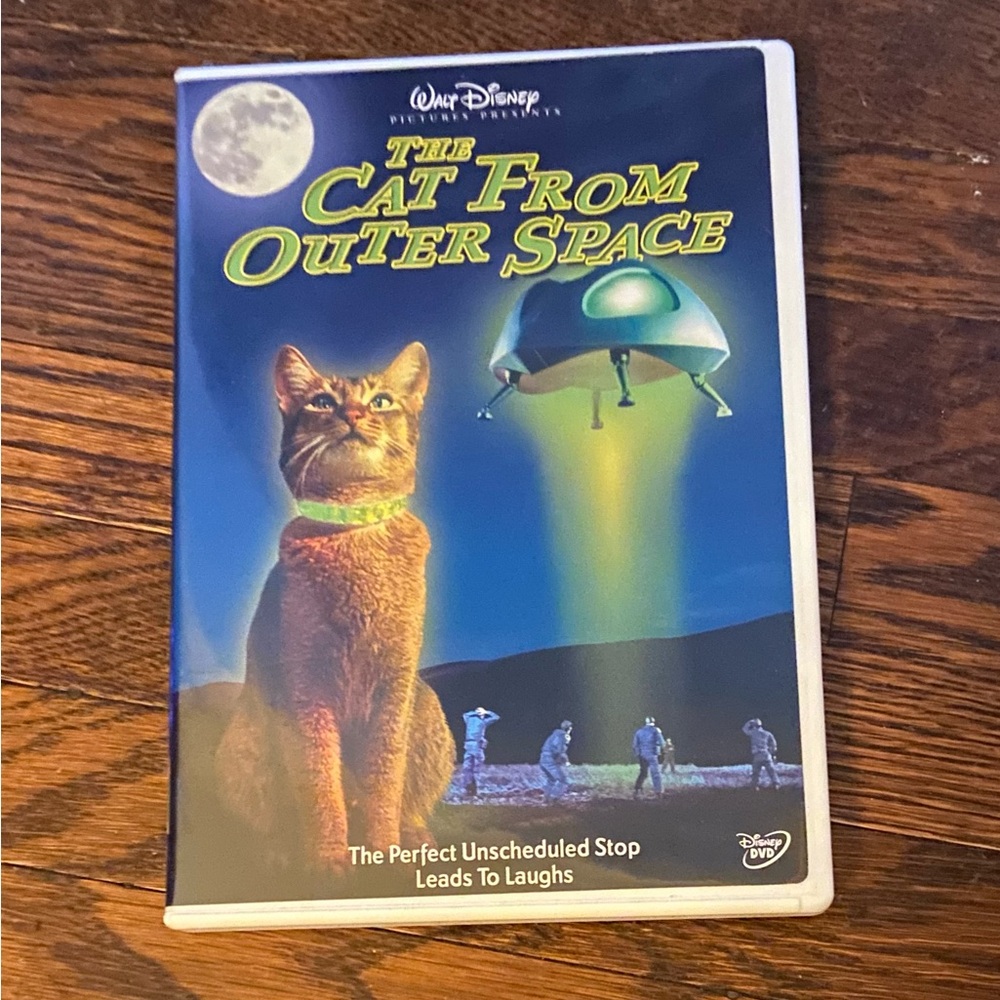 Disney The Cat From Outer Space DVD - Green and Blue